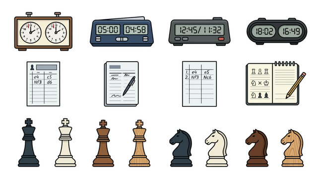 Chess Pieces and Time Management.