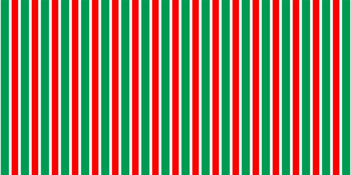 Christmas seamless pattern. Red and green diagonal stripes background. Candy cane repeating decoration wallpaper. modern.