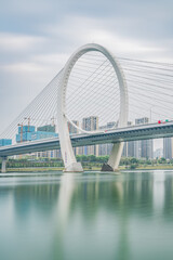 Fototapeta premium Baisha Bridge, Liuzhou, Guangxi