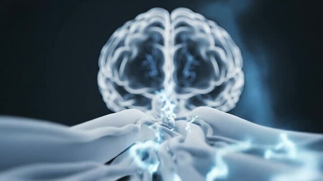 Close-Up View Of Optic Nerve Fibers Extending From The Retina In 4K, Showcasing Neural Architecture And Connectivity In Medical Science