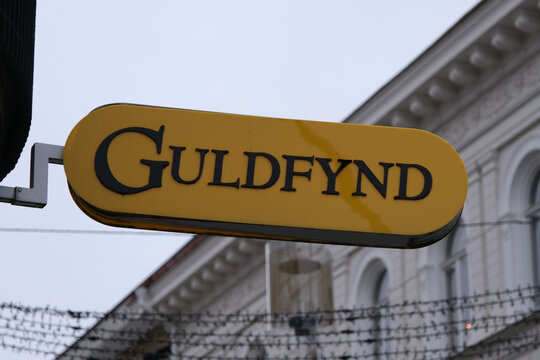 Eskilstuna, Sweden-Nov.27th 2025: GULDFYND brand logo store sign