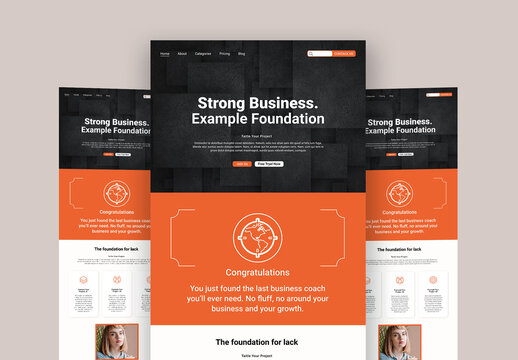 Business Landing Page Template