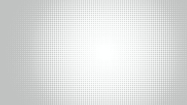 Abstract Gray and White Halftone Pattern 4K