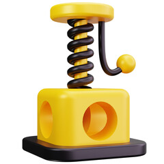 Cat Scratching Post Toy 3D Illustrations © fyndertype