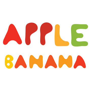 Rounded Bubble Font Alphabet with Colorful Playful Lettering Design