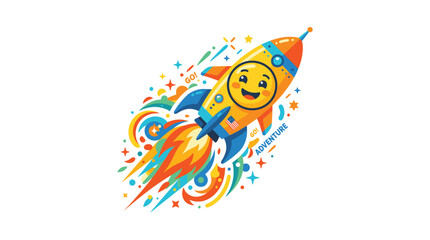 Smiling Face on a Rocket Ship. © SuryaAji