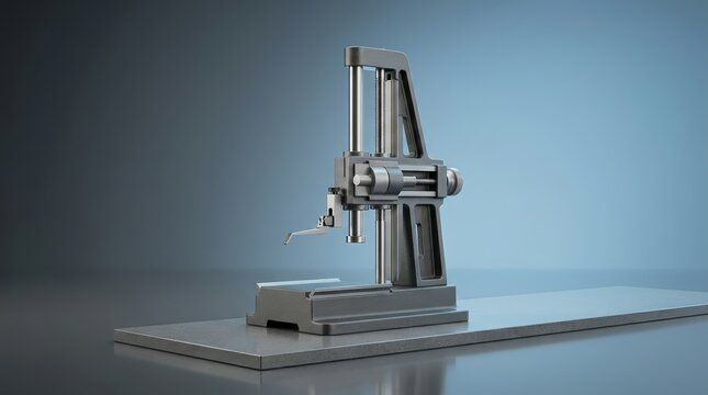Surface gauge 3D render reference marking instrument engineered for layout transfer inspection support and machining accuracy