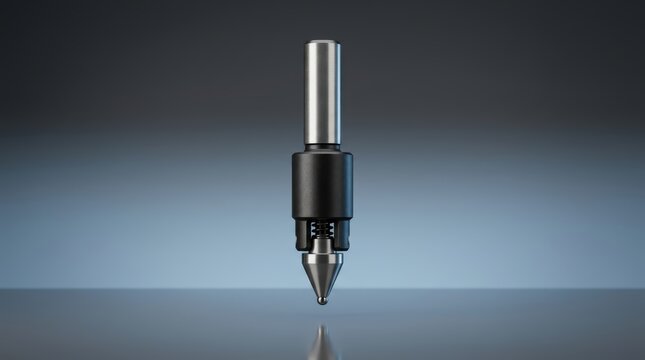 Edge finder tool 3D render reference locating instrument designed for alignment setup machining preparation and measurement tasks