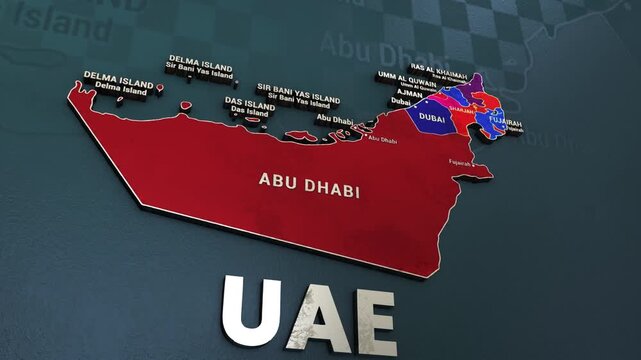 UAE Map