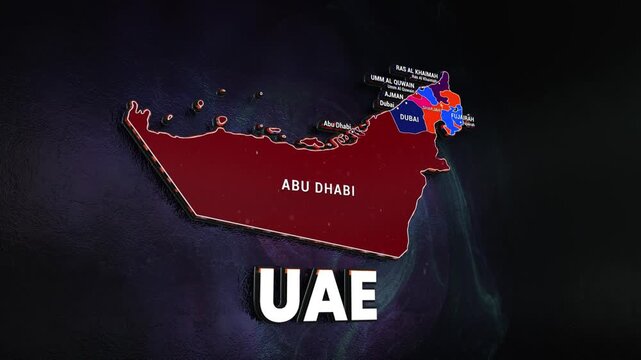 UAE Map