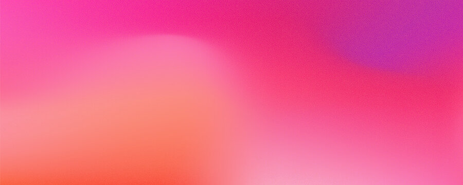 bg overlay template background with pink orange gradient and grainy texture. Abstract sunset color blend with magenta purple and coral blur. Warm pastel ombre backdrop for design.