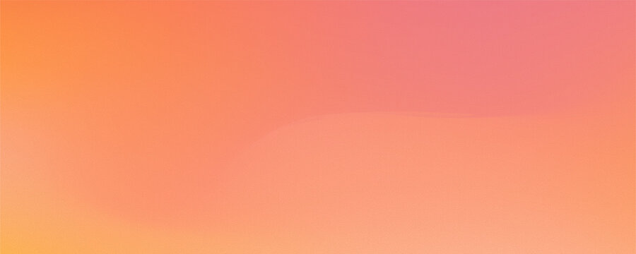 bg overlay template background with orange pink gradient and grainy texture. Gradation degrade and coral color blend for warm abstract design with soft noise. Pastel ombre backdrop for sunset mood.