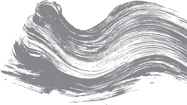 Modern wavy surface with elegant monochrome texture Minimal abstract wave pattern with soft flowing lines