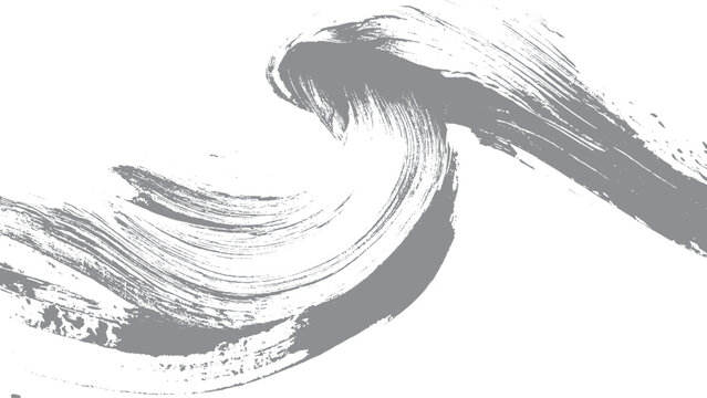 Modern wavy surface with elegant monochrome texture Minimal abstract wave pattern with soft flowing lines