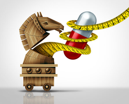 Trojan Horse Obesity Drugs designed to use targeted delivery systems to carry weight loss agents directly to specific biological sites for improved effectiveness and reduced side effects.