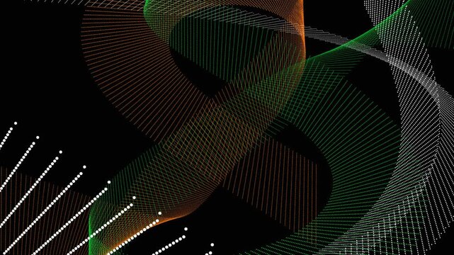 Abstract Geometric Grid Wave Vector Background