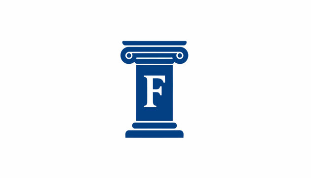 Letter F on column icon.