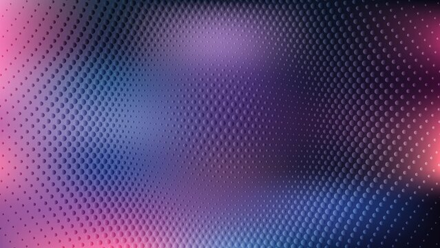 Abstract purple and blue pixel art background with soft gradients and digital shapes