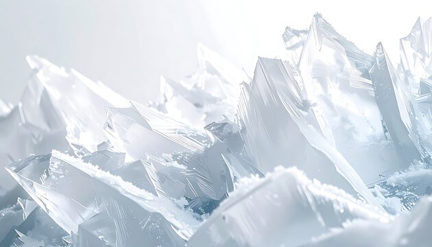 Frozen Ice Crystal Formations Nature.