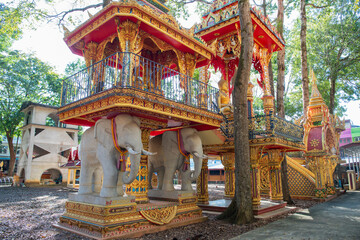 Obraz premium THAILAND CHANTHABURI CITY WAT SUAN MAMUANG