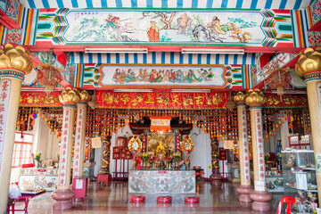 Fototapeta premium THAILAND CHANTHABURI CITY SAN CHAO MAE GUAN YIN CHINESE TEMPLE