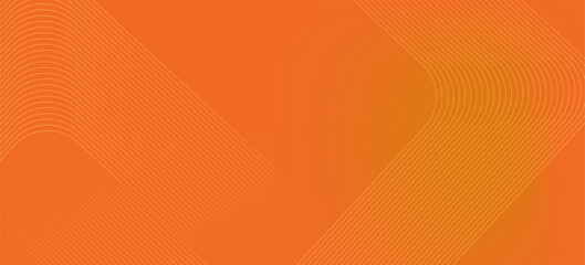 Modern orange abstract Minimal pattern background. Vibrant gradient geometric lines. © rohim