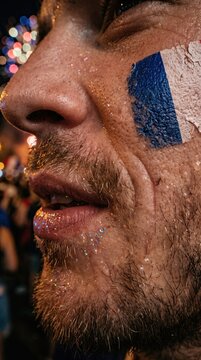 Bastille Day france crowd celebration closeup hand