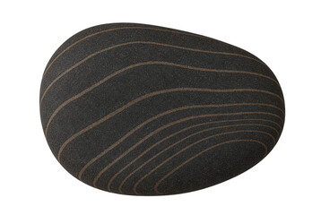 Isolated pebble stone element design © ritz