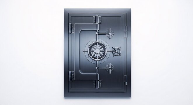 Secure Steel Safe Door with Locking Mechanism and Combination Lock for Home Office or Business Security Protection