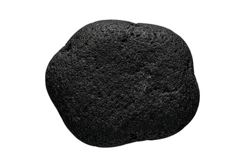Textured plain black stone element © ritz