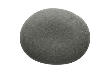 Isolated plain river stone element © ritz