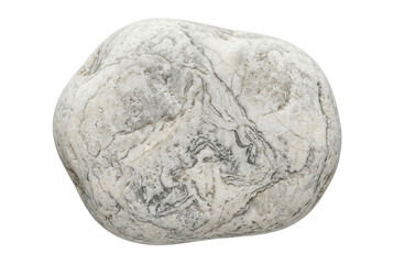 Patterned white river stone element © ritz