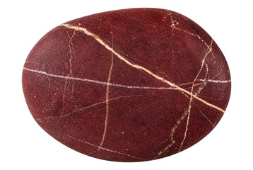 Dark red crack pebble stone element © ritz