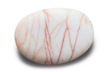 isolated single pebble stone element © ritz