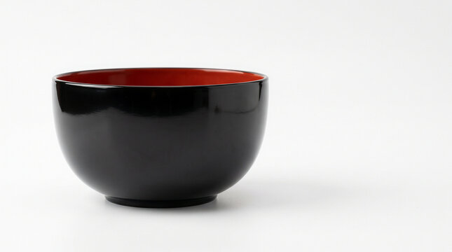 Traditional handcrafted japanese urushi lacquerware bowl displaying authentic Japanese artisan quality
