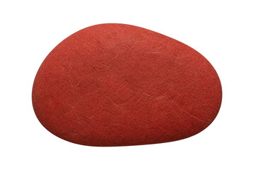 Plain red pebble stone element © ritz