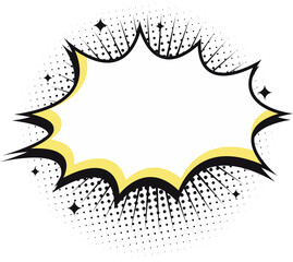 Obraz premium Pop Art Speech Bubble