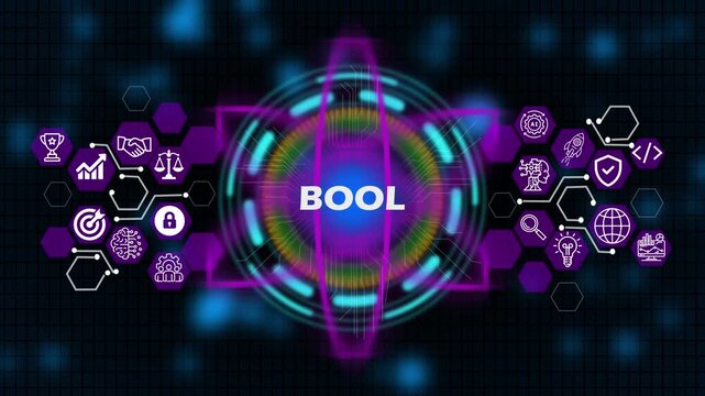  Coaching mentoring education business BOOL E-learning concept. Business, Technology, Internet and network concept.4k video 