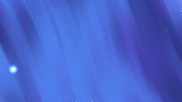 A mesmerizing abstract motion background featuring the ethereal glow of the aurora borealis in shades of blue, with subtle twinkling stars. Perfect for celestial themes, winter scenes.