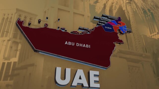 UAE Map