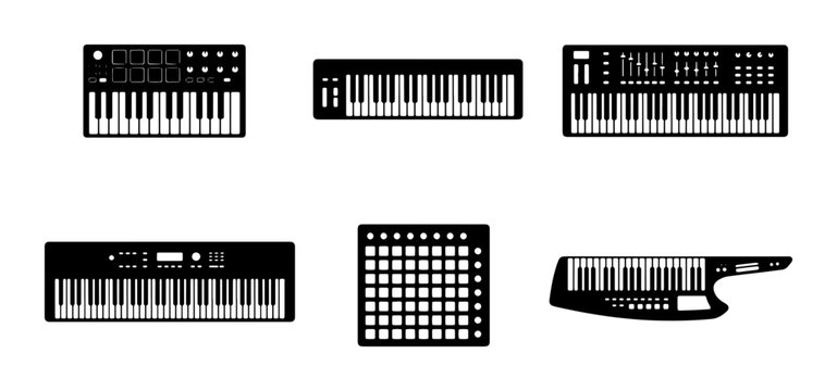 Electronic Keyboard Instruments, Music Production Gear, Synthesizer Collection