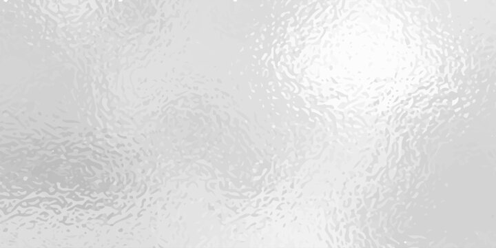 Silver metal effect foil. Silver texture. Gradient background. Metal surface print. Glitter backdrop. Silver plate. Shine design invitation, wedding greeting, cards, prints. Vector illustration