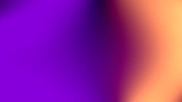 Polished abstract warped color blend abstract motion background in royal violet, void plum, apricot glow
