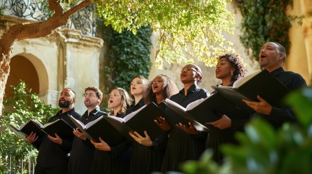 Chorale Harmony: A Captivating Outdoor Performance