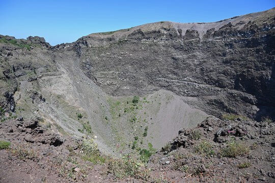 Caldera of Mount Vesuvius in Campania Region of Southern Italy 3