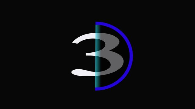 3-2-1 Countdown Timer | 4K Motion Graphics