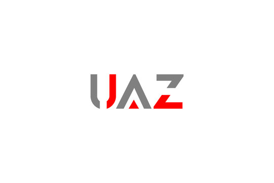Modern Geometric UAZ Typography Logo