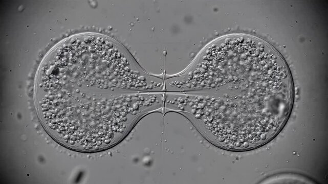 Cellular division deep constriction and embryonic cell cytoplasm membrane