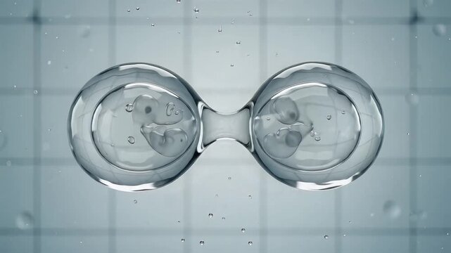 Embryonic cell membrane scission and biological daughter cell division