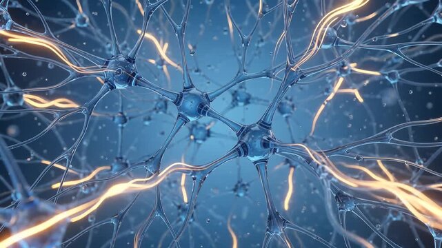 Continuous neural network grid and brain bioelectric impulse transmission